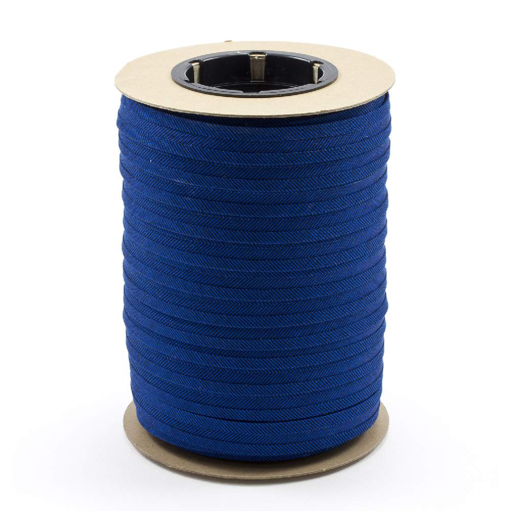 Sunbrella Marine Binding 2ET Bias Cut 3/4 inch x 100 yards 4617 Royal Blue Tweed