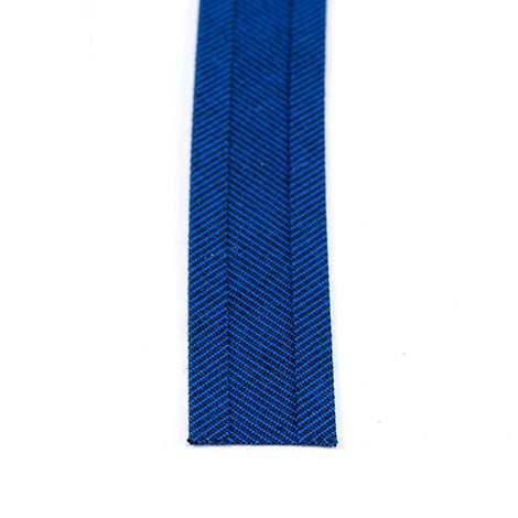 Sunbrella Marine Binding 2ET Bias Cut 1 inch x 100 yards 4617 Royal Blue Tweed
