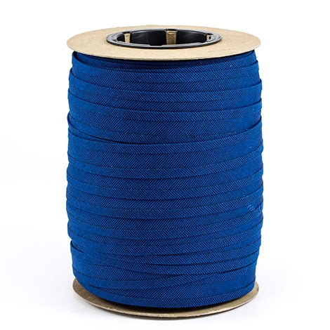 Sunbrella Marine Binding 2ET Bias Cut 1 inch x 100 yards 4617 Royal Blue Tweed