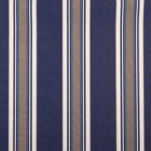Sunbrella Emblem Navy 4898-0000 46-Inch Stripes Mayfield Collection Awning / Shade Fabric