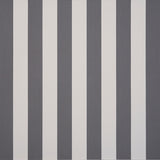 Sample of Dickson Slate Dark Gray / Natural Stripe 8922 North American Collection Awning / Shade Fabric