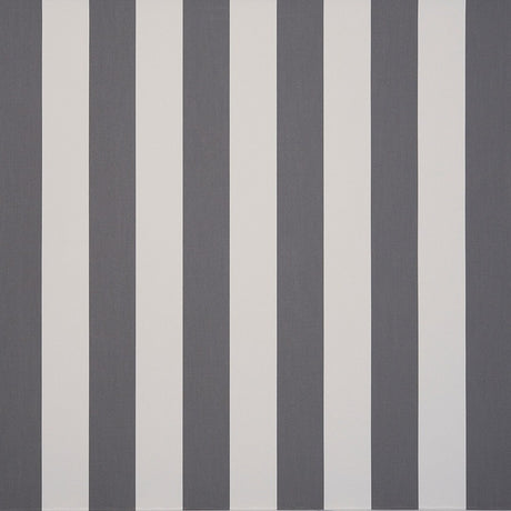 Sample of Dickson Slate Dark Gray / Natural Stripe 8922 North American Collection Awning / Shade Fabric