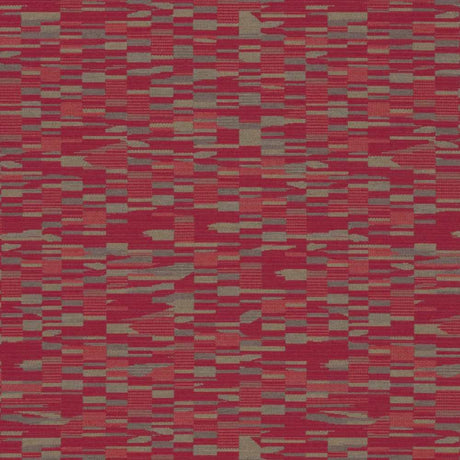 Sunbrella by Mayer Collage Crimson 417-001 Imagine Collection Upholstery Fabric