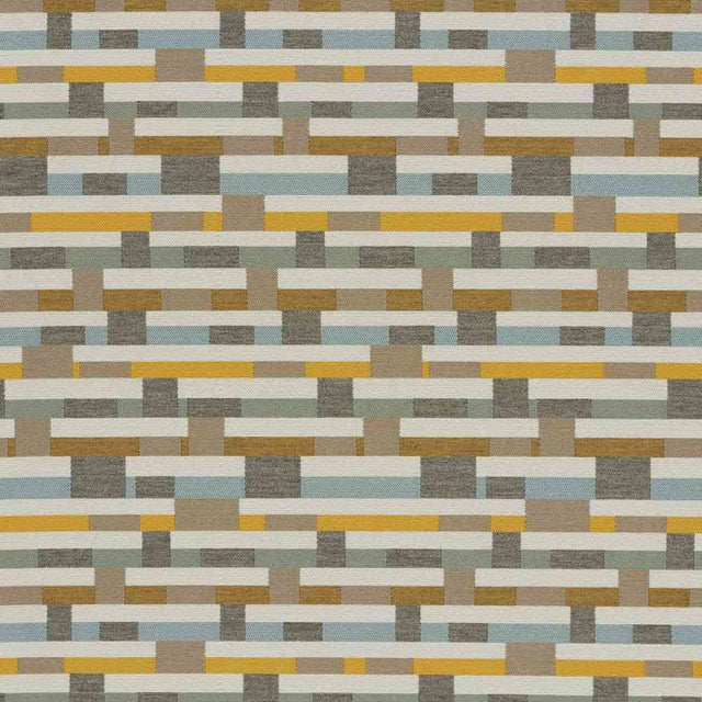 Sunbrella by Mayer Metal Strips Desert Flower 434-002 Vollis Simpson Collection Upholstery Fabric