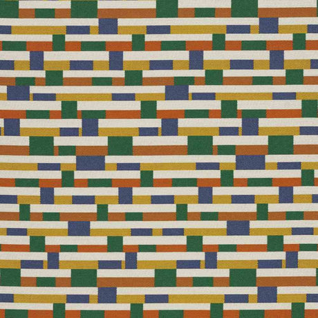 Sunbrella by Mayer Metal Strips Dreamsicle 434-009 Vollis Simpson Collection Upholstery Fabric