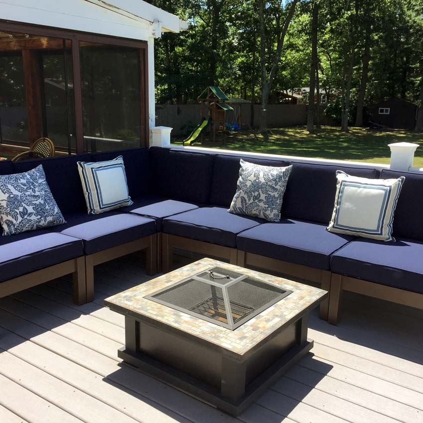 Sunbrella Canvas Navy 5439-0000 Elements Collection Upholstery Fabric