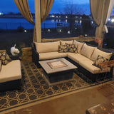 Sunbrella Dupione Sand 8011-0000 Elements Collection Upholstery Fabric