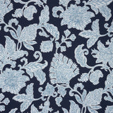 Sunbrella Floral Song Navy 146023 - 0003 Upholstery Fabric - Outdoor Textiles