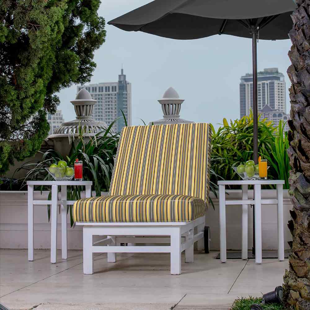 Sunbrella Foster Metallic 56051-0000 Elements Collection Upholstery Fabric