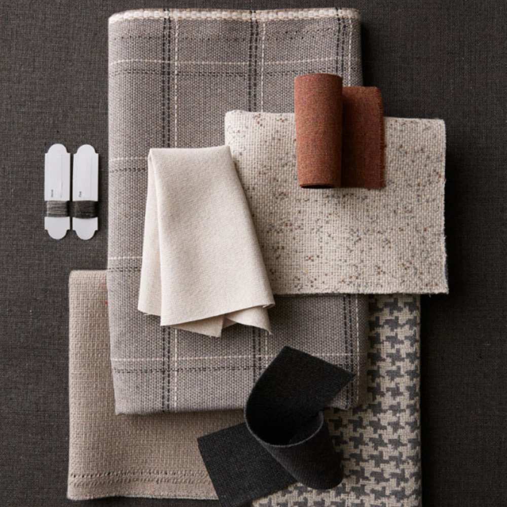 Sunbrella Heritage Smoke 18014-0000 Retweed Collection Upholstery Fabric