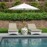 Sunbrella Linen Silver 8351-0000 Elements Collection Upholstery Fabric