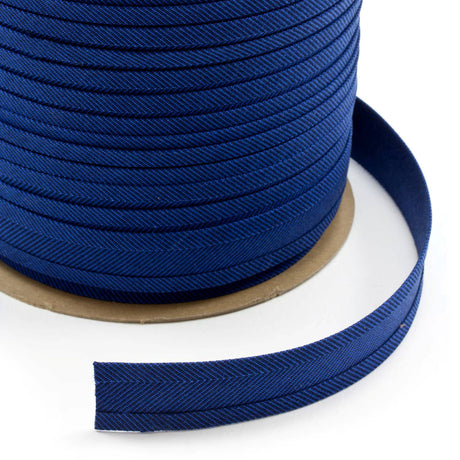 Sunbrella Marine Binding 2ET Bias Cut 1 inch x 100 yards 4653 Mediterranean Blue Tweed