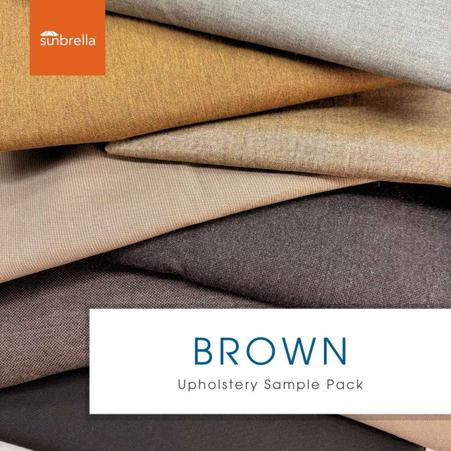 Sunbrella Sample Pack - Brown - Outdoor Textiles