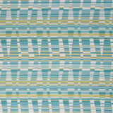 Sample of Bella Dura Thirasia Cyan 7380 Upholstery Fabric