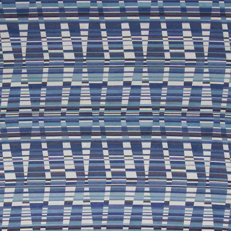 Sample of Bella Dura Thirasia Ink 7380 Upholstery Fabric