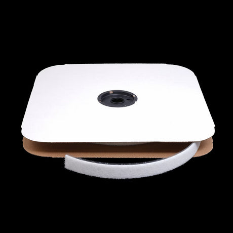 Velcro Brand Polyester Tape Loop #9000 Adhesive Backing 1 Inch White 191001/155238 (25 yard roll)