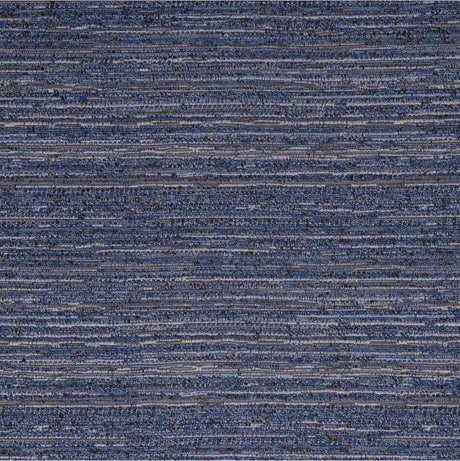 Sample of Bella Dura Whitecaps Ink 7383 Upholstery Fabric