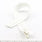 YKK Vislon #10 Separating Zipper AutoLok Double Pull Plastic Slider 18 inch White