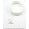 YKK Vislon #10 Separating Zipper AutoLok Double Pull Plastic Slider 42 inch White