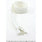 YKK Vislon #10 Separating Zipper AutoLok Double Pull Plastic Slider 48 inch White