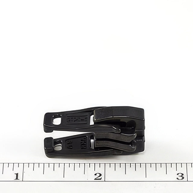 YKK Vislon #5 Plastic Sliders 5VSTX AutoLok Standard Double Pull Tab Black - Outdoor Textiles