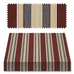 Recacril Fantasia Stripes Bara R-430 Design Line Collection 47-inch Awning Fabric