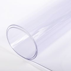 Verilon By The Roll - Double-Polished Clear Vinyl Flame Retardant 0.020 x 54 Inches Clear (61 yards)