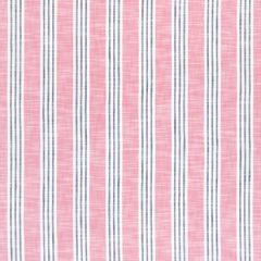 Thibaut Southport Stripe Peony and Navy W73490 Landmark Collection Upholstery Fabric
