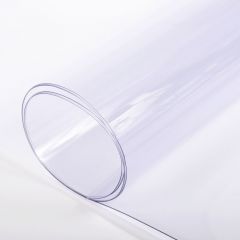 By the Yard Super Clear - Clear Vinyl 20 gauge x 54 inches w/ paper Clear