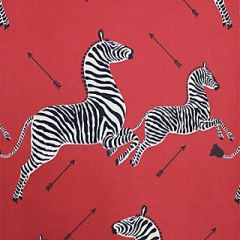 Scalamandre Zebras - Outdoor Masai Red SC 000136378 Zebras Collection Contract Upholstery Fabric