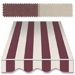 Recacril Semi Classic Stripes Deba R-821 47-inch Awning - Shade - Marine Fabric