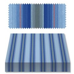 Recacril Fantasia Stripes Luarca R-425 Design Line Collection 47-inch Awning Fabric