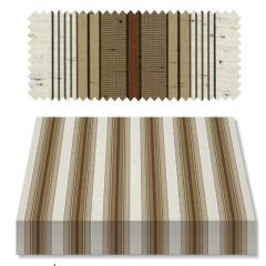 Recacril Fantasia Stripes Xativa R-706 Design Line Collection 47-inch Awning Fabric