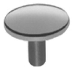 DOT Durable Cap 93 X2 10127 2A 1/4 inches Nickel Plated Brass 1000 pack