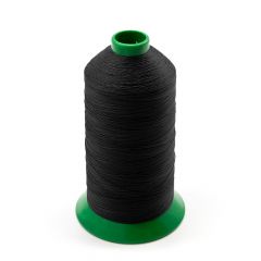 A&E Poly Nu Bond Twisted Non-Wick Polyester Thread Size 138 #4608 Black