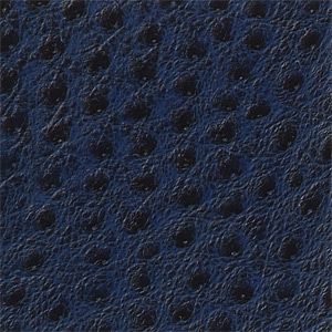 Vinyl Fabric Ostrich Navy Blue Fake Leather Upholstery / 54 Wide/Sold by  The Yard