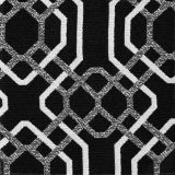 Bella Dura Alexandria Black-White 30414A1-3 Upholstery Fabric